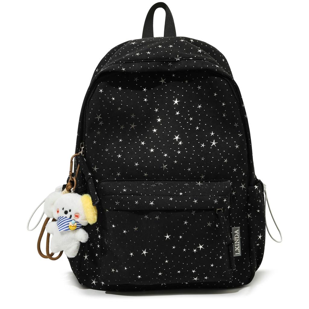 Schoolbag new schoolbag girls college students Korean version ins large capacity star backpack junior high school backpack