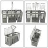 Detachable Cutlery Basket Dishwasher Parts Has A Cover