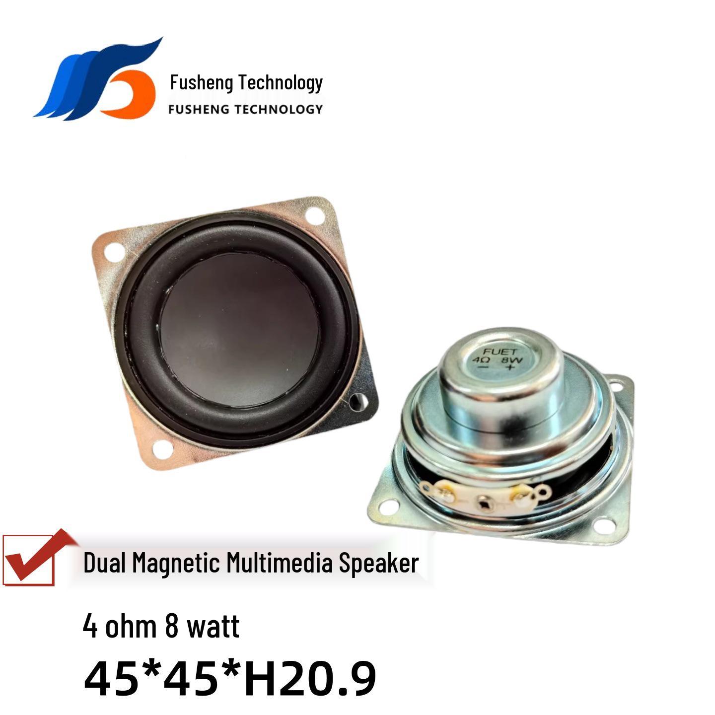 

Dual Magnetic 8W Bluetooth Speaker with 45x45mm, 4 Ohm, 16-Core Low Frequency for Voice Broadcast