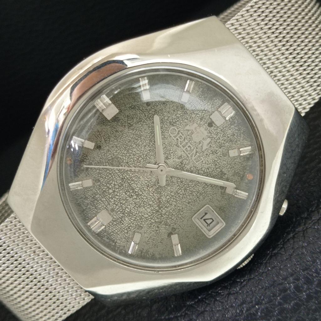 

РЕДКИЕ ВИНТАЖНЫЕ АВТОМАТИЧЕСКИЕ ЧАСЫ ORIENT ЯПОНИЯ 46943 МУЖСКИЕ С ОРИГИНАЛЬНЫМ ЦИФЕРБЛАТОМ a704815-1