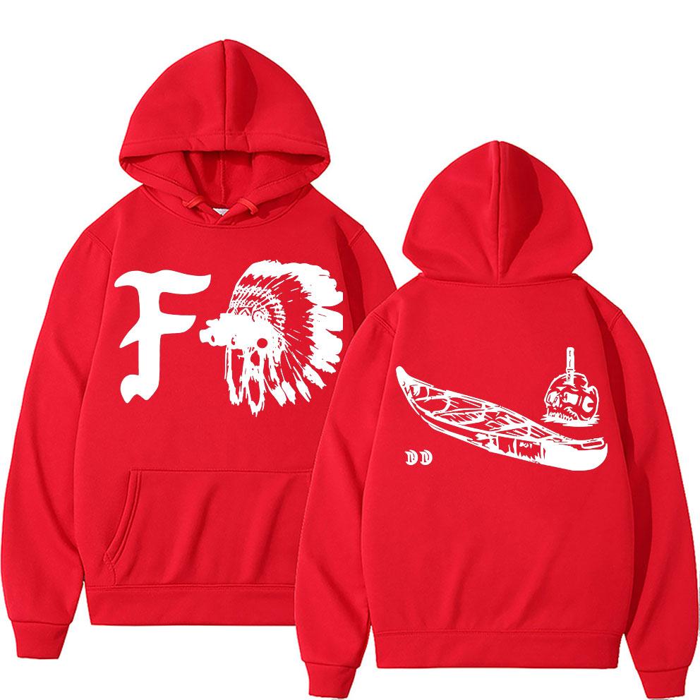 FOG Print Hoodie Forward Observations Group Gbrs Hoodies Unisex Vintage Death Skeleton Tops Forward Observations Group Sweatshirt