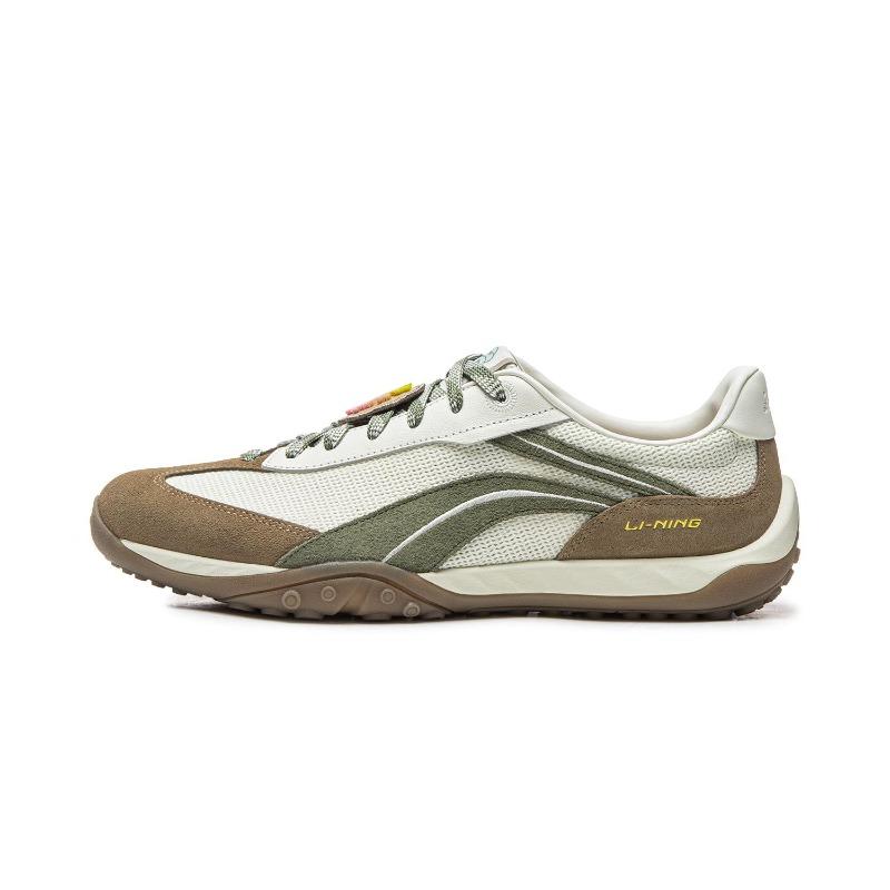 Li-Ning Feilin Xinliu Unisex Low-Top Lifestyle Shoes White Green AGCW002-22 39.5