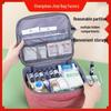 Oxford Cloth Large-Capacity Portable Medicine Bag for Travel and Home Emergency Use