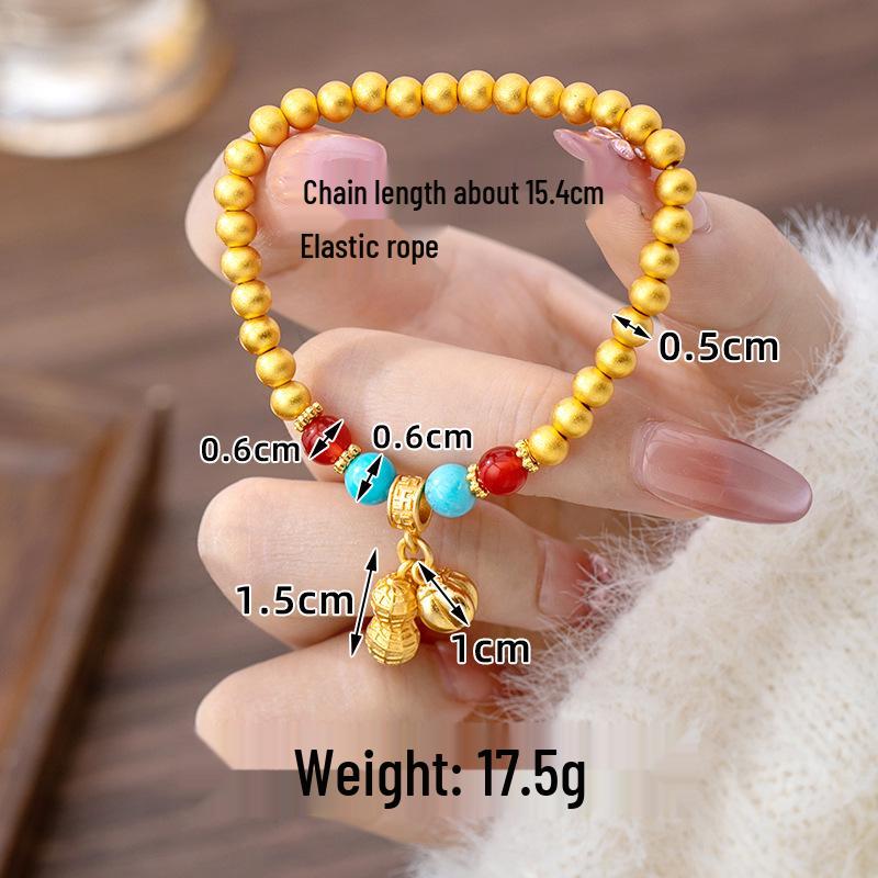 Ancient Five Emperor Coin Necklace & Diamond-Set Copper Earrings - Trendy, Long-Lasting Jewelry for Women