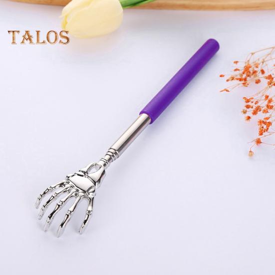 5Pcs Extendable Back Scratcher Heavy Duty Stainless Steel Portable Hard-to-Reach Areas Telescopic Back Scratcher Massager Tools