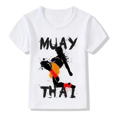 Ultimate Fighting Muay Thai Hardcore Fight Design Children 'S T -Shirts Kids Casual Clothes Boys Girls Fashion Tops Tees