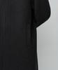 Musinsa Standard Cashmere Blend Oversized Minimal Balmacaan Coat [Charcoal Grey]