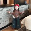 FADOBABY Girls' Ripped Wide-Leg Denim Jeans