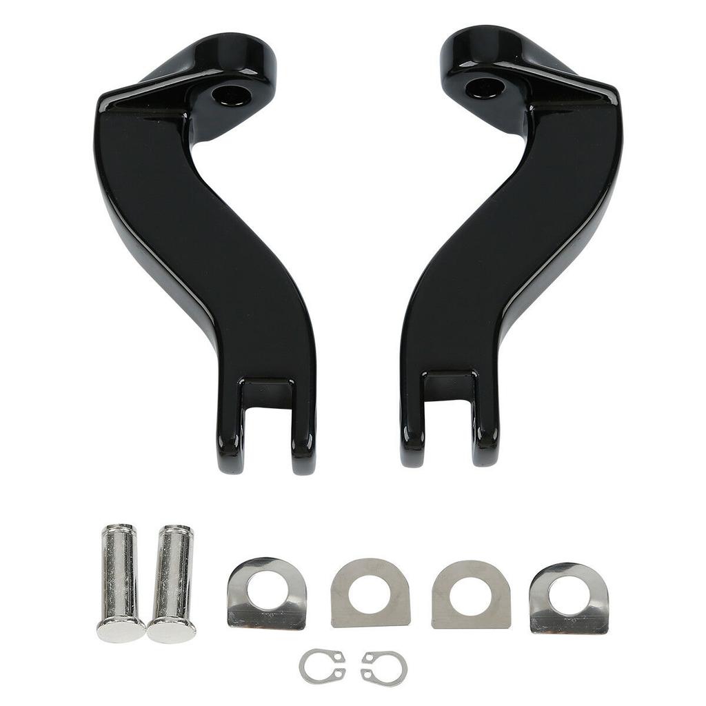 Motorcycle Passenger Rear Foot Peg Mounting Kits For Harley Touring CVO Street Electra Glide Road King FLHT 1993-2020