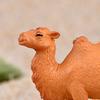 Figurine d'animal Écologique pour Enfants Marron Décoration Tableau de Bord de Voiture Statue de Chameau Chic Coins Arrondis Léger