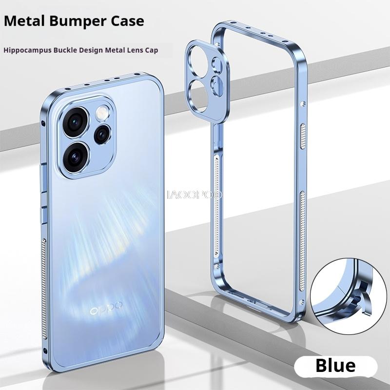 Ultra Thin Aluminum Frame Metal Bumper Case For OPPO Reno 16 Pro 14 15 Pro Max Find X8S X8 Ultra with Camera Protector