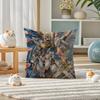 Mobile Suit Gundam Gundam Kyrios Anime Plush Pillow Cover Soft Short Plush Cushion Cover For Sofa Bedroom Home Decor Gift