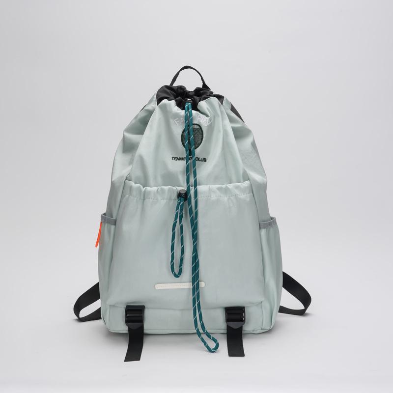 Unisex Lightweight Outdoor Drawstring Sports Backpack - Large Capacity for Mountaineering and Badminton Storage