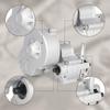 Metal Complete Transmission Gearbox Aluminum Alloy Assembly Gear for 1/10 RC Crawler Hobby Car