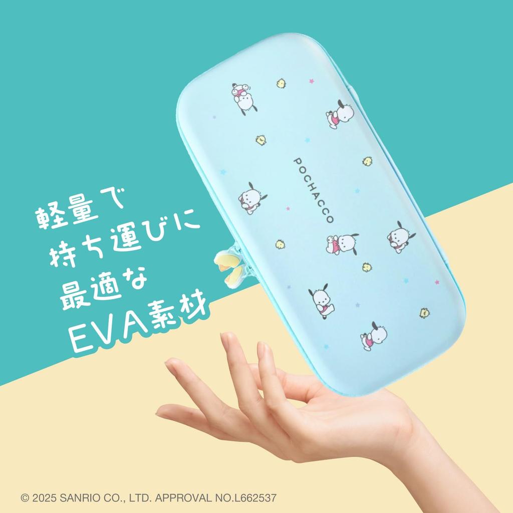 ALLONE EVA Color Case for Sanrio Characters X 4 X 30 Compatible with Switch Easy To Protects from Scratches and Double Zipper Interior Favorite