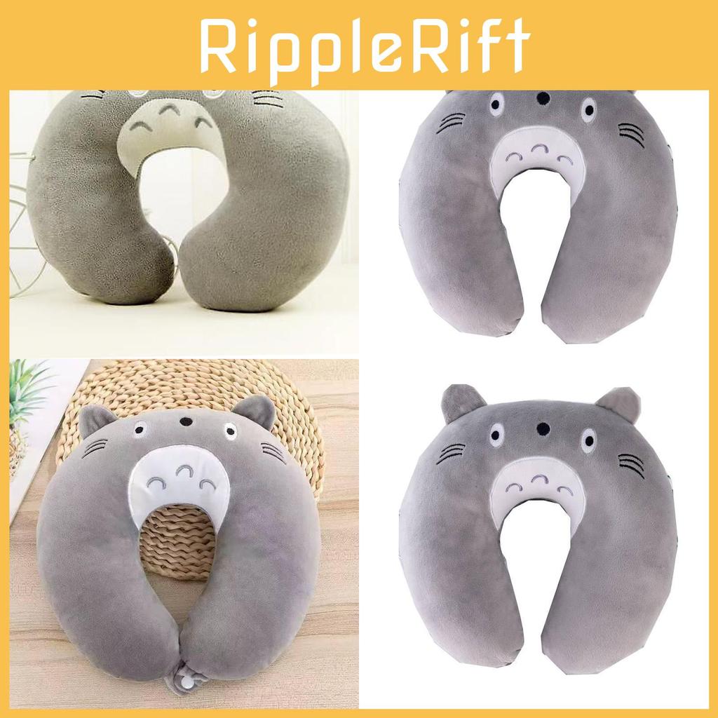 Cartoon Totoro U Shape Pillow For Office Rest Napping With Polyester Fiber Fill