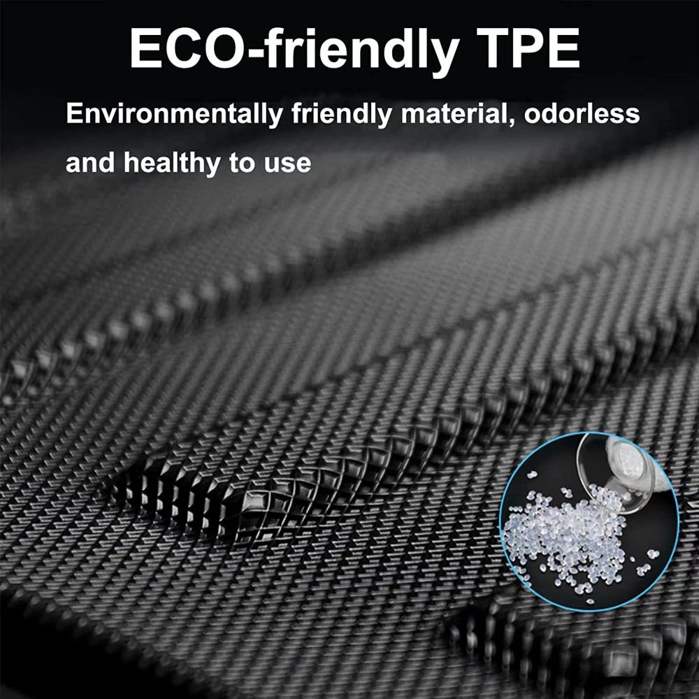 BAFIRE 3D TPE Fußmatten für Ford Mustang Mach-E 2025-2025 Kundenspezifische Kofferraum-Rückenlehnenmatte Laderaummatte Wasserdichte Allwetter-Teppiche