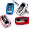 New Car Key Case for Toyota Fortuner Prado Camry Rav4 Highlander Crown 2/3/4 Button Key Cover Holder Shell Fob Protector Accessories