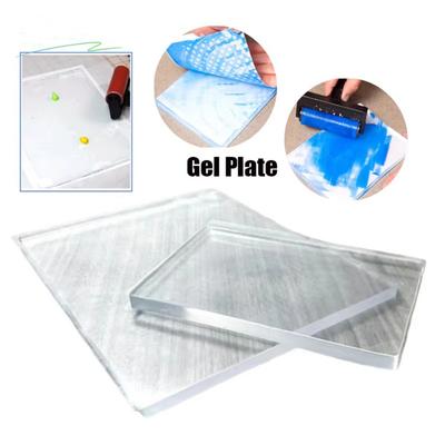 New 1 PCS Gel Press Monoprinting Print Plates Gel Plate For Press Art For Card Making, Scrapbooking, Arts