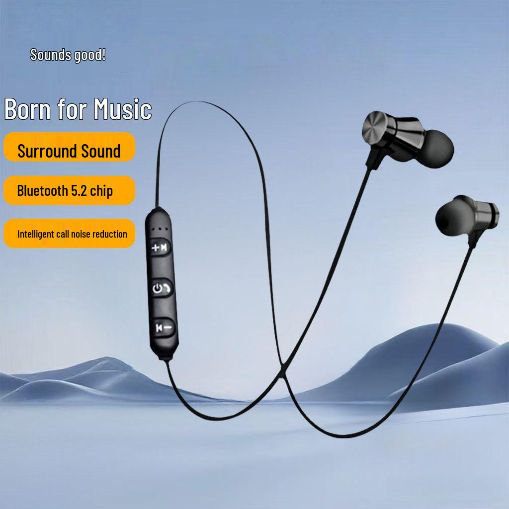 XT11 Neckband Bluetooth Earphones: Magnetic In-Ear Stereo with Extended Standby for Sports