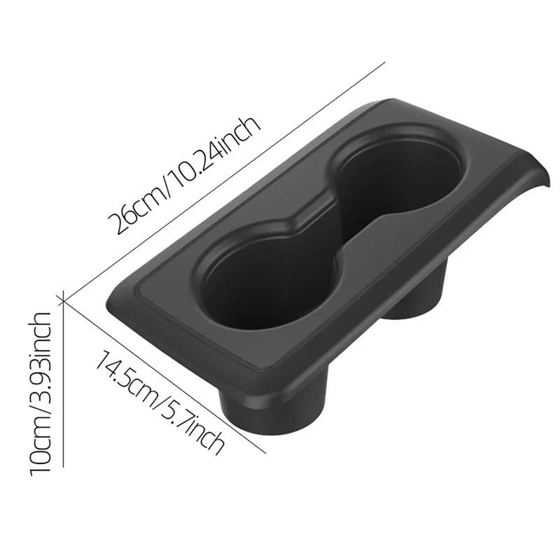 Silicone Anti Slip Rear Cup Holder Cover for Honda Civic FL5 2022 2025 Waterproof and Removable Mat for Car Interior Care