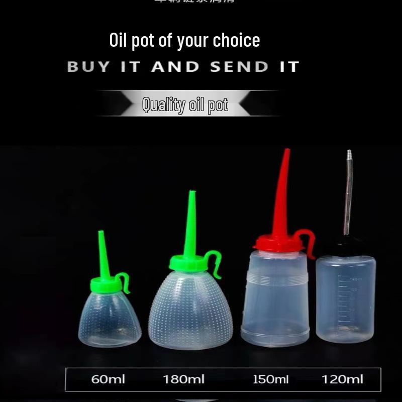 Maszyna do szycia elektryczna i Olej samochodowy - Biały olej smarujący do maszyn płaskich i igieł