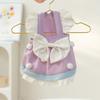 Puppy Dog Shirt Strap Skirt Set Teddy Pomeranian Small and Medium Dogs Universal Princess Style Dress Pet Clothes