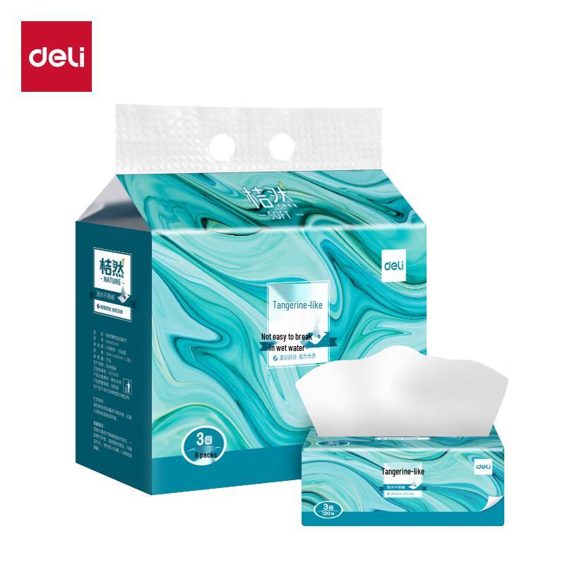 Deli Juran 3-Ply Facial Tissues