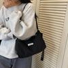 Casual Nylon Hobo Shoulder Bag with Zipper Closure Crossbody Purse for Women Daily Travel