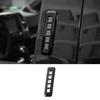 Exterior Door Password Lock Cover Trim 1* For Ford F-150 2015-2020 Bright Black