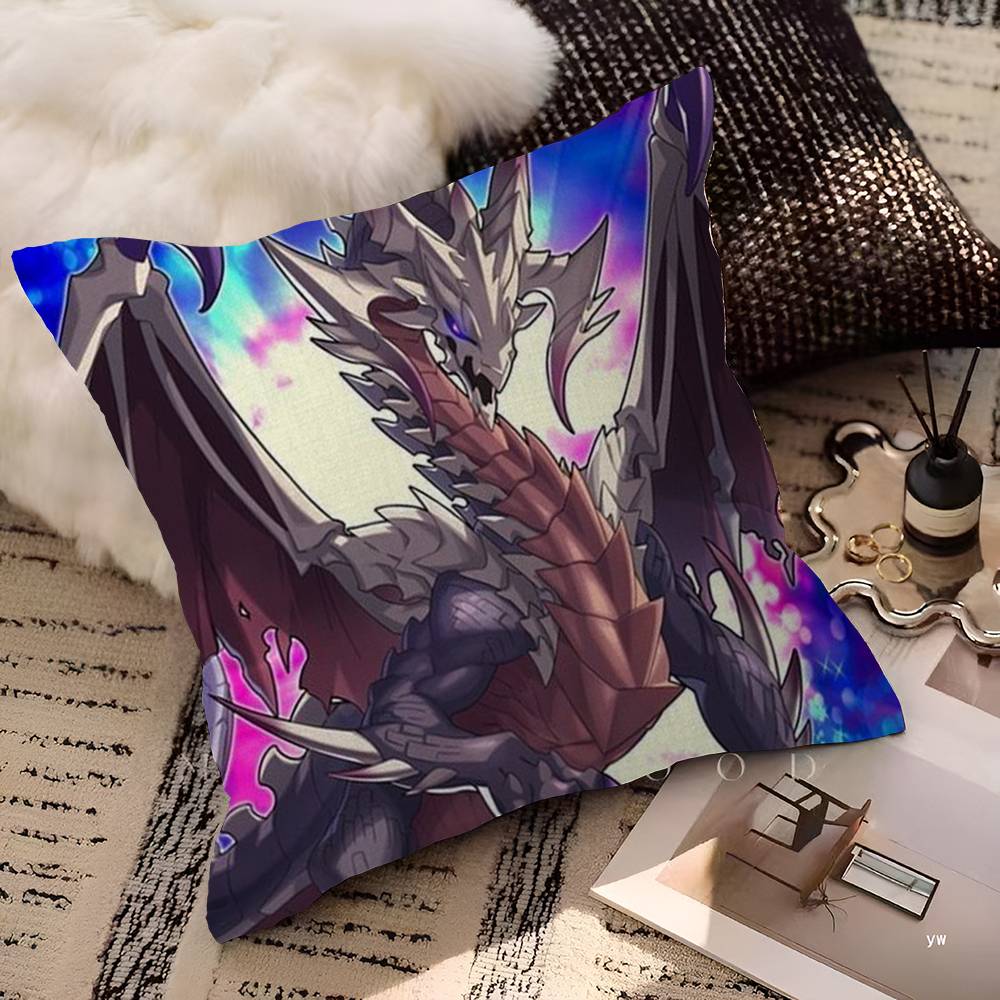 Yu Gi Oh Card Personalized Picture Text Home Decorative Pillows Household Gifts 45X45Cm