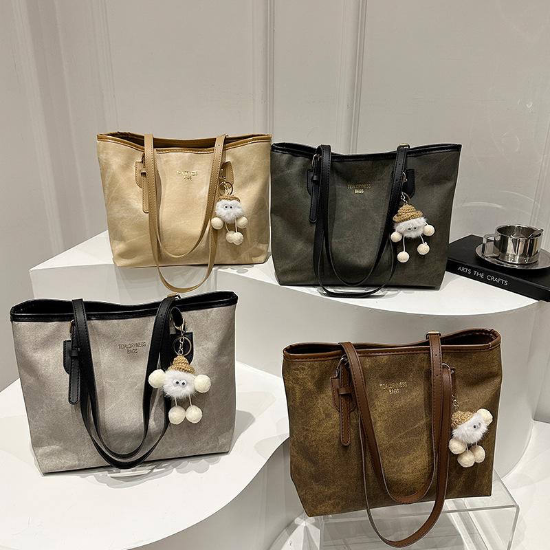

Female Spring and Summer New Style Large Capacity Tote Bag for Students In Class