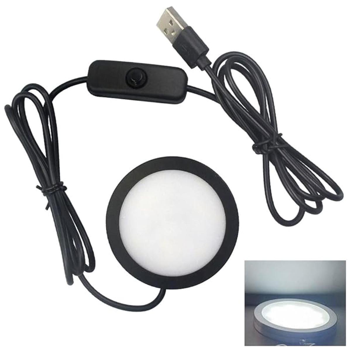 

Світлодіодний світильник для шафи Smd2835 з USB-вимикачем Кабель 5 В під освітленням Холодний теплий нейтральний білий точковий світильник на стелі для поверхневого монтажу 3 Вт Cool White чорний
