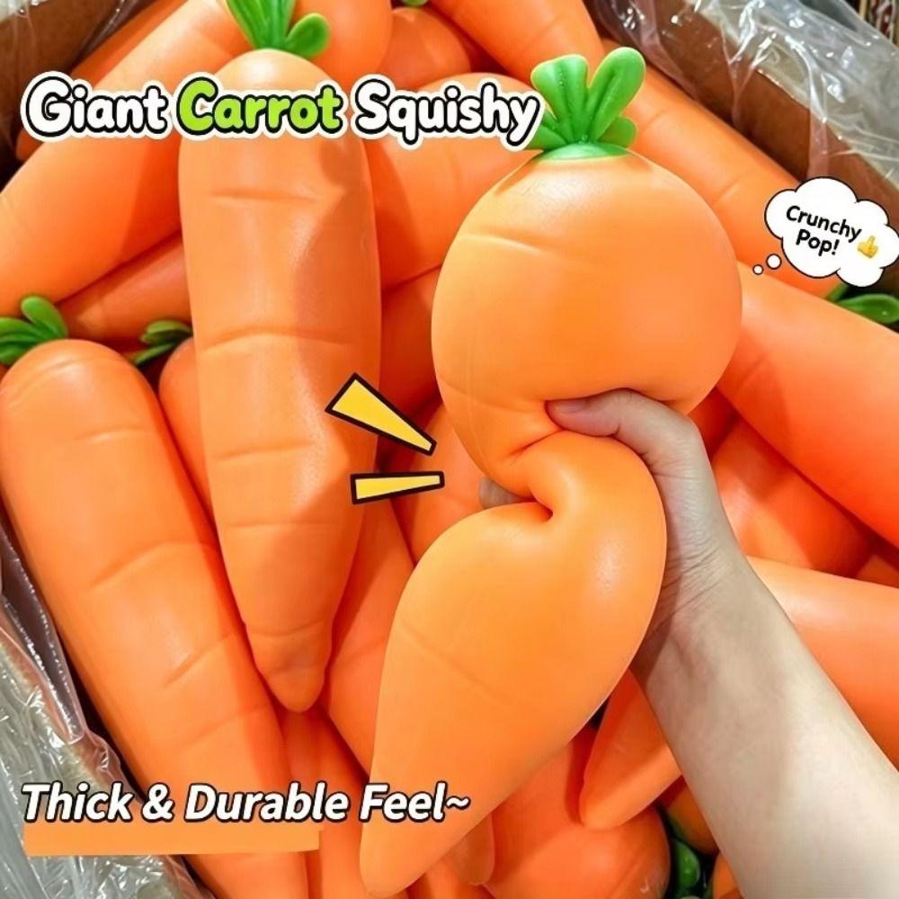 Super Soft Simulated Corn Squeeze Toy Large Size Slow Rebound Toy Carrot Squeeze Toy Kids Adults
