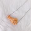 Simulation Fried Chicken Pendant Necklace Lovely Funny Realistic Food Jewelry