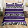 Zebra Stripes Duvet Cover Set Red Glitter Lips Comforter Cover For Girls Women Black White Leopard Zebra Print Queen Bedding Set