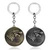 Classic Movie Dragon Shape Keychain Wolf Head Pendant Fashion Trend Bottle Opener Keyring for Fan Collectible Accessories
