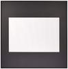FUJICOLOR Picture Frame Square Mat Frame HQA202 Acrylic A3 Novi Aluminum Black 303166