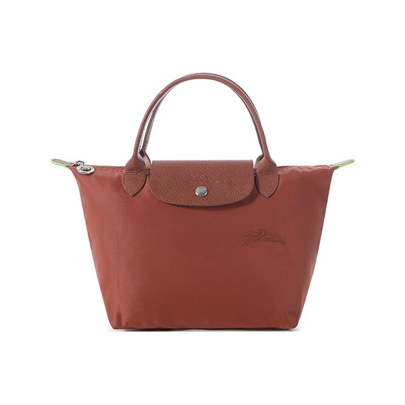 

Longchamp Le Pliage Green Lightweight Convenient Foldable Recycled Canvas Tote Bag Women tote bags Chestnut 1621919404 Chestnut