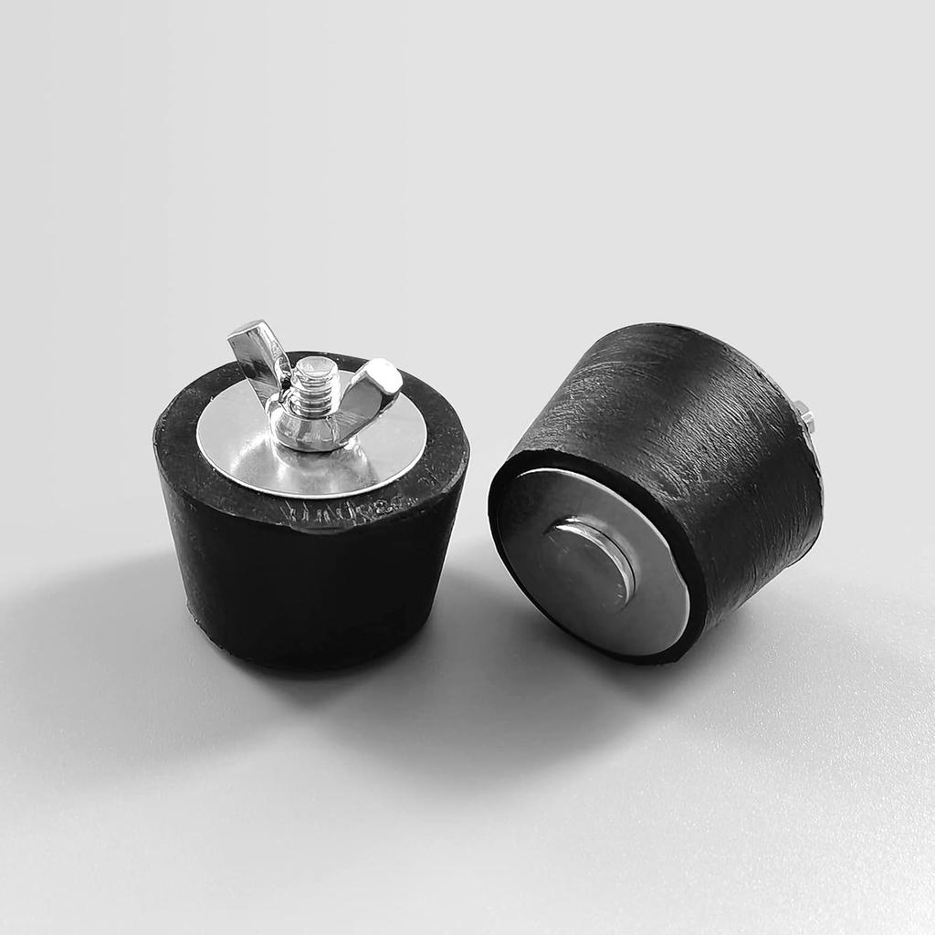 2PCS Rubber Pool Plugs 1.5 Inch Swimming Pool Winter Expansion Plugs Pool Return Line Plugs Skimmer Pool Plugs