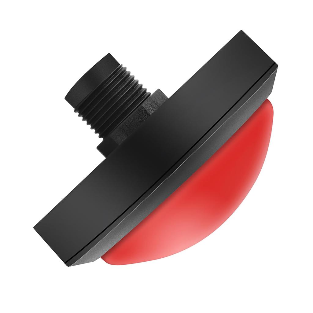 Walfront Drucktastenschalter, Aquacon-Taste, Schalter, Taste, LED-Arcade-Taste, LED-Konvexe Konsole