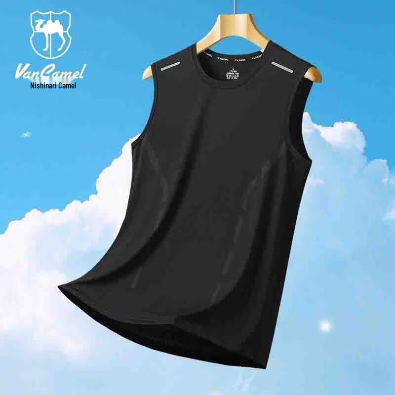 VANCAMEL Men s Ice Silk Sleeveless T-Shirt EU 36