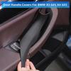 4Pcs Black Interior Door Handle Cover Pull Trim For 2018-2024 BMW X3 X4 G01 G02