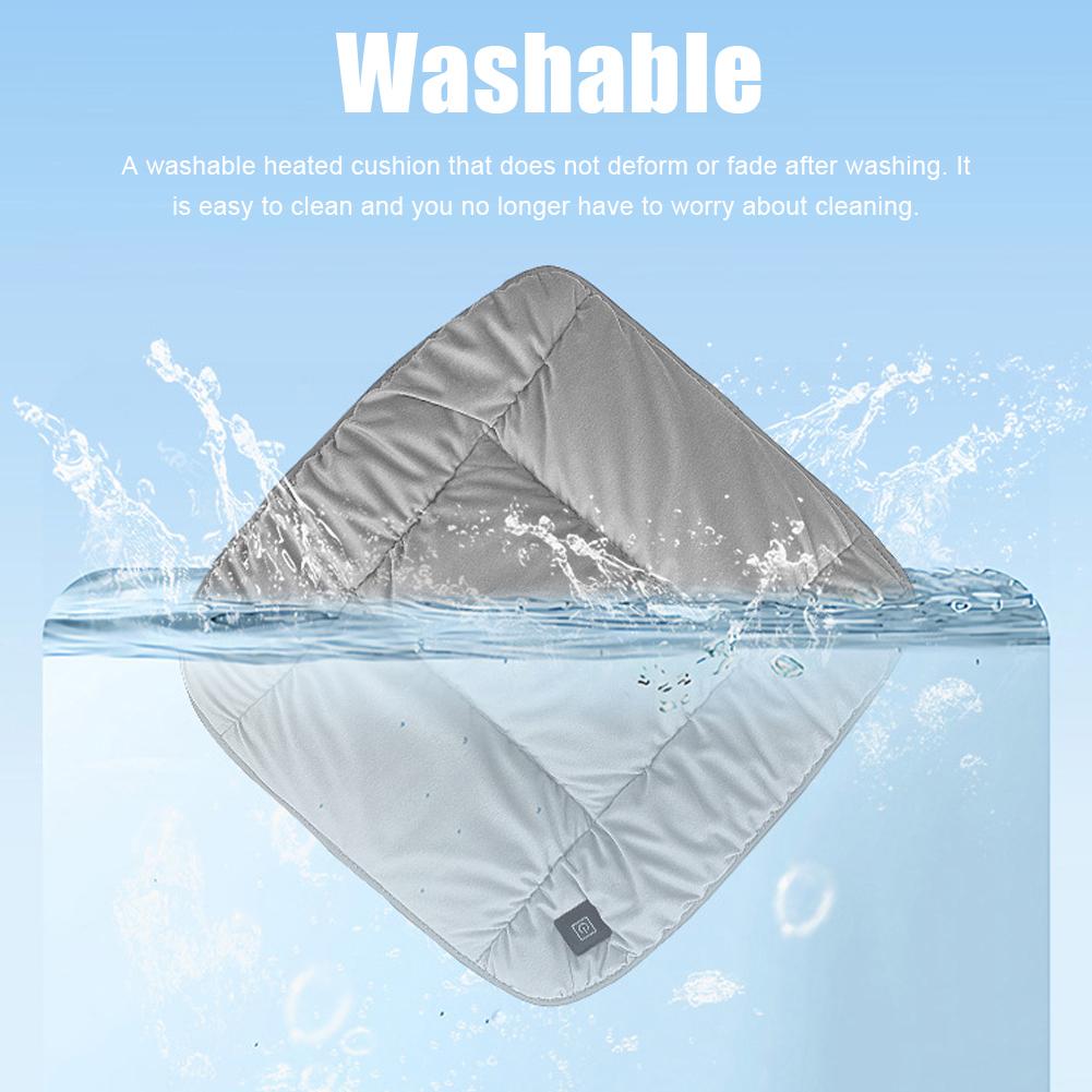 3ks 12V Zimní Auto Grafenová Chytrá Vyhřívací Podložka USB Auto Zadní Vícestupňový Nastavitelný Termostat Univerzální Podsedák Příslušenství