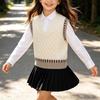 Gilet Pullover a Maglia Senza Maniche per Bambini