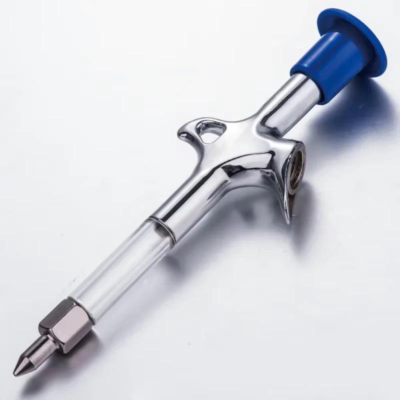 1PCS Bicycle Aluminum Grease Gun Aluminum Alloy MTB Bike Bearing Hub Grease Syringe Bicycle Oil Lubricant Cycling Accessories 1PCS