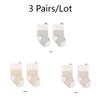 3 Pairs Baby Adorable Floor Socks Breathable Casual Socks For Boys and Girls Striped Cute Kids Indoor Socks