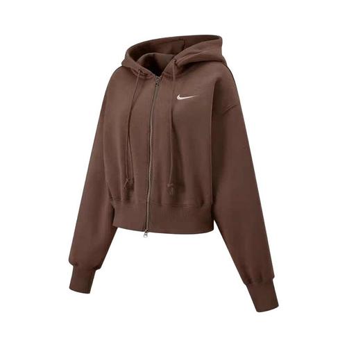 Nike Sportswear Phoenix Fleece Women s High-Waisted Loose Shorts HJ0941-233 M коричневый