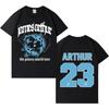 Camiseta Masculina de James Arthur The Pisces World Tour 2026 Moda Casual Camiseta Holgada Estilo HipHop Harajuku para Hombre Corta