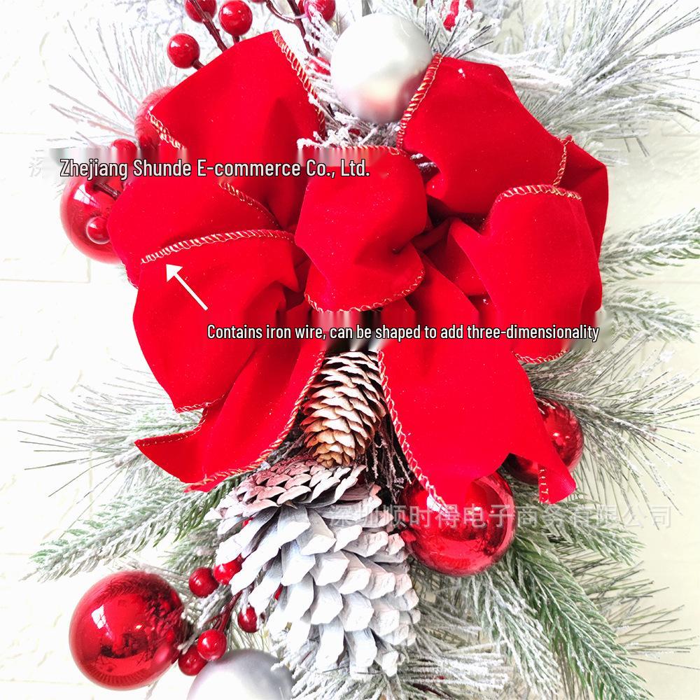 Nordic Christmas Staircase Garland Ornament for Home Decoration